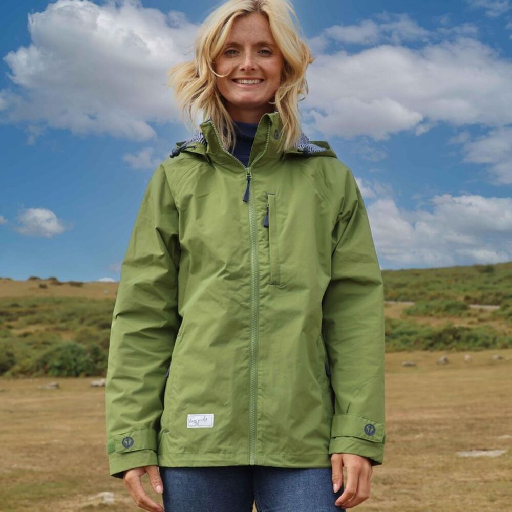 Lazy Jacks Womens/Ladies Waterproof Jacket / Sage
